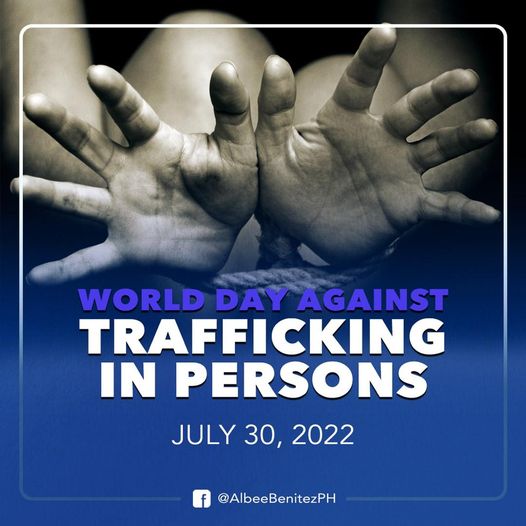 Today is World Day Against Trafficking in Persons – Mayor Albee Benitez