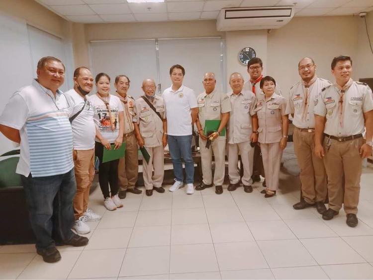 Courtesy call and consultation with Mayor Albee and the Boy Scouts of the Philippines – Jude Thaddeus “Thaddy” Sayson