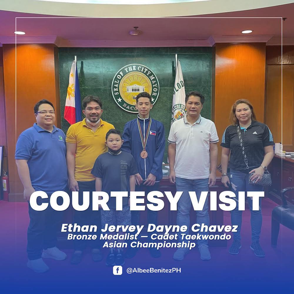 Congratulations Ethan Jervey Dayne Chavez for winning the bronze medal – Mayor Albee Benetiz