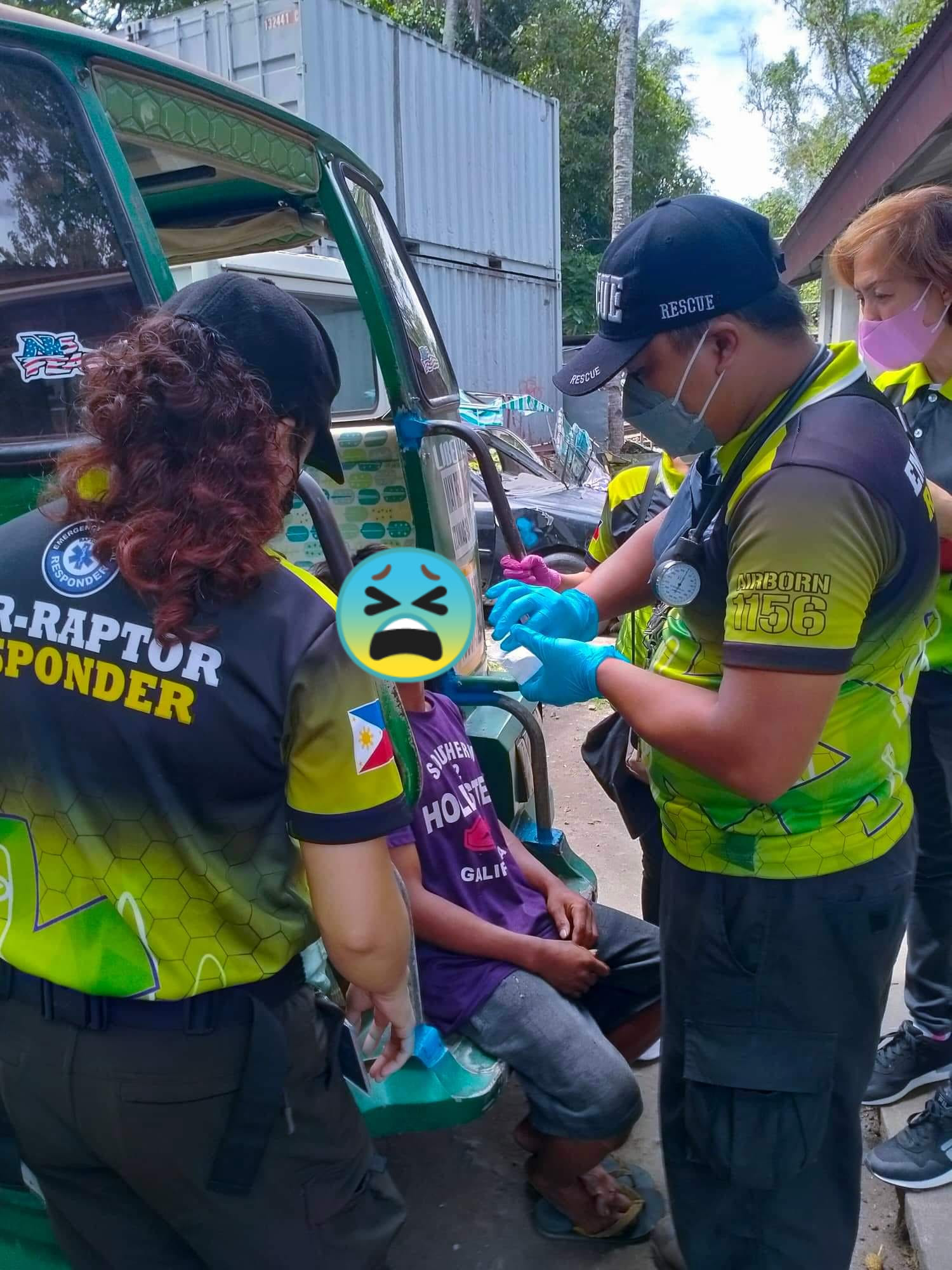 EMR Raptor volunteer responded victim of mauling at comelec office – Mario Eleno Canoy Jr.