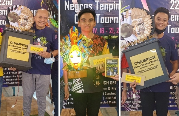 H. Alqueza captures mixed open title in Negros bowling tourney