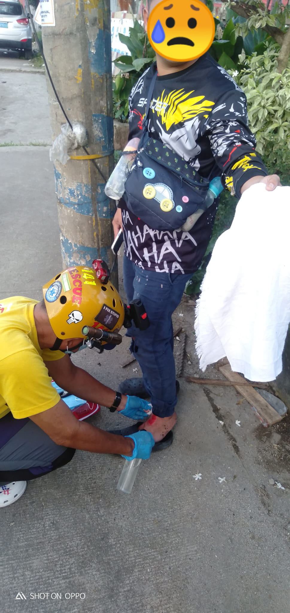 EMR Raptor volunteer responded road accident involving motorcycle – Mario Eleno Canoy Jr.