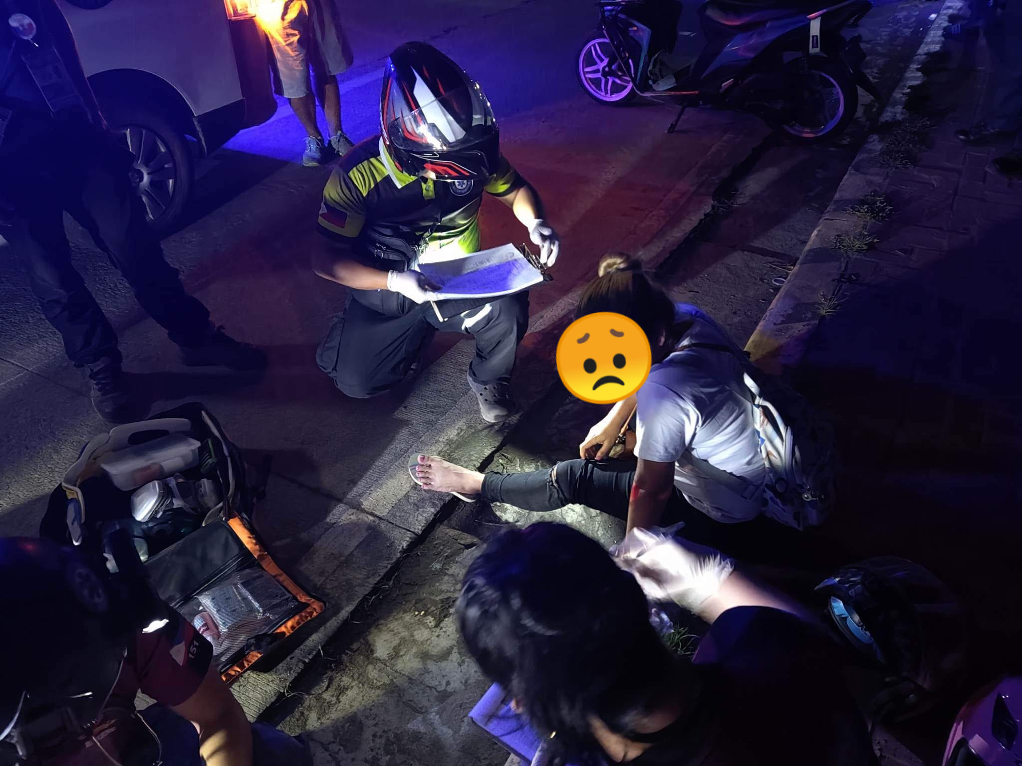 EMR Raptor volunteer responded road accident involving motorcycle self inflicted – Mario Eleno Canoy Jr.