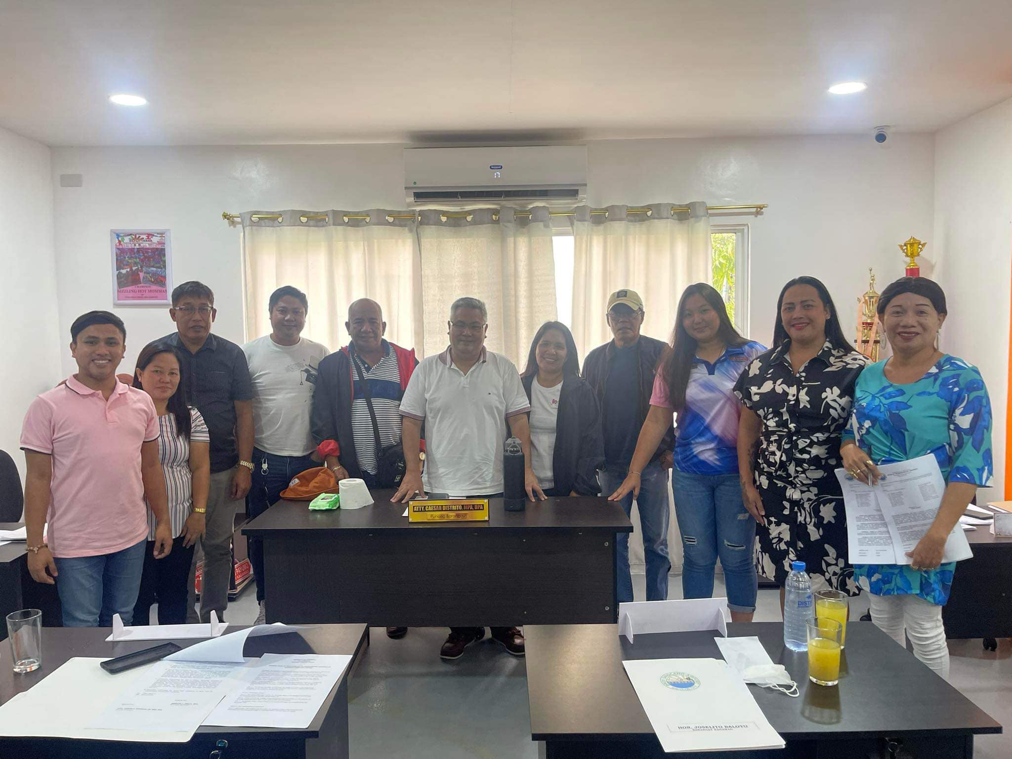 First Session sang Barangay Council sang Brgy Singcang Airport – Atty. Caesar Distrito