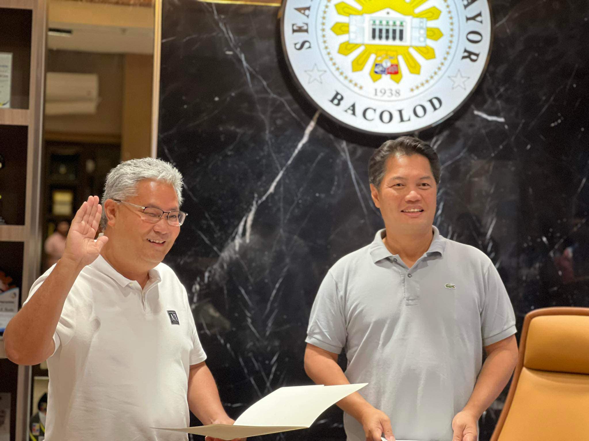 Oath Taking of Atty. Caesar Distrito as Punong Barangay of Barangay Singcang Airport